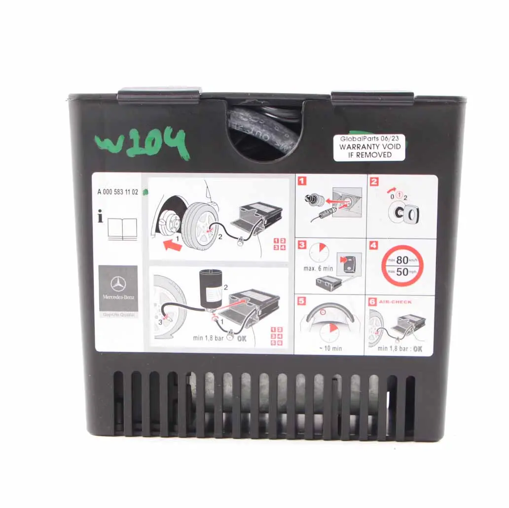Tyre Air Compressor Mercedes W168 W203 W204 W209 Tyre Inflation Pump  - SKU A0005831102 - Part number A0005831102