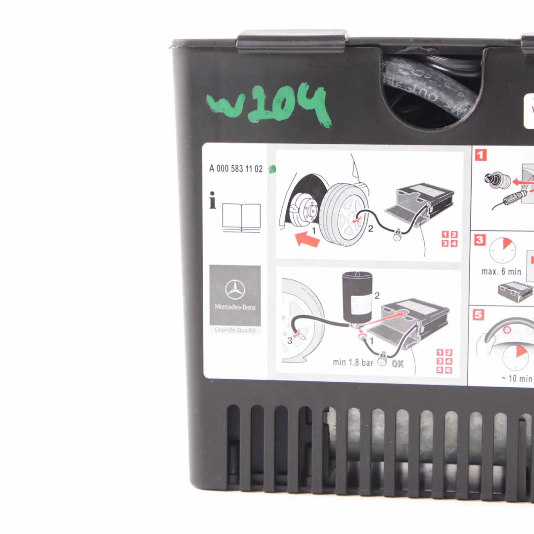 Tyre Air Compressor Mercedes W168 W203 W204 W209 Tyre Inflation Pump to with Part number A0005831102 Tyre Air Compressor Mercedes W168 W203 W204 W209 Tyre Inflation Pump - SKU A0005831102 - Part number A0005831102