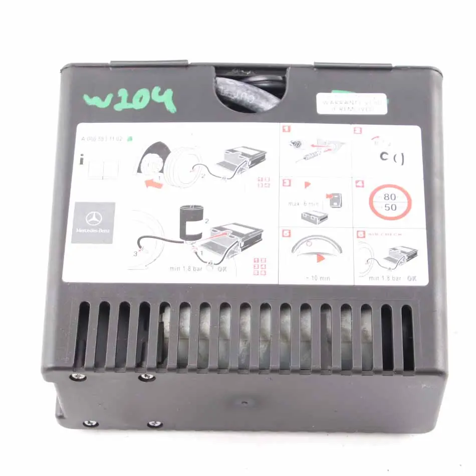 Pneumatici Mercedes W168 W203 W204 W209 Gonfiaggio per Compressore Aria con numero di parte A0005831102 Compressore Aria Pneumatici Mercedes W168 W203 W204 W209 Gonfiaggio - SKU A0005831102 - Numero di parte A0005831102