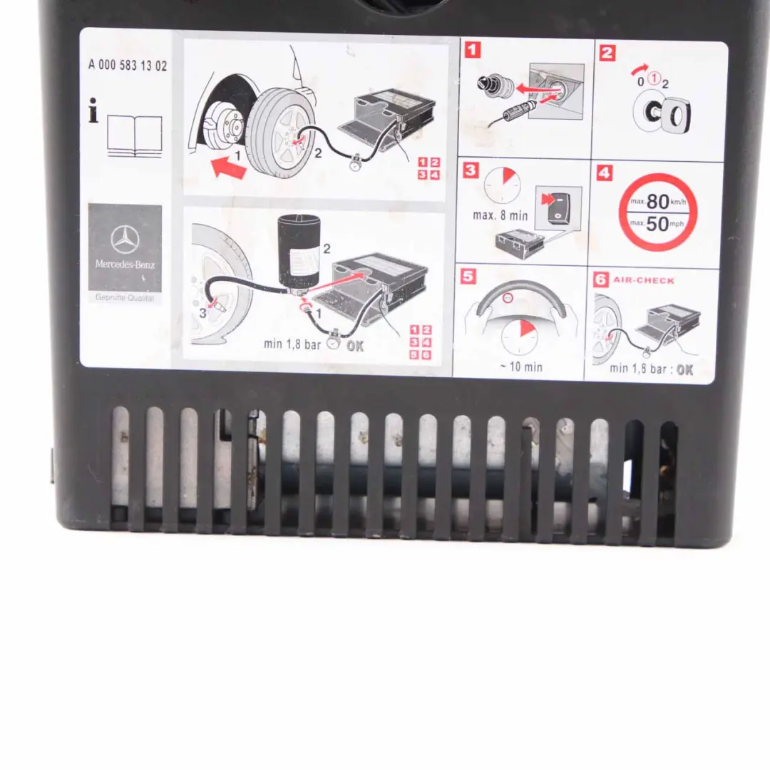 Mercedes W211 W639 Tools Case Bag Repair Service Kit Tire Fit - SKU A0005831302 - Part number A0005831302
