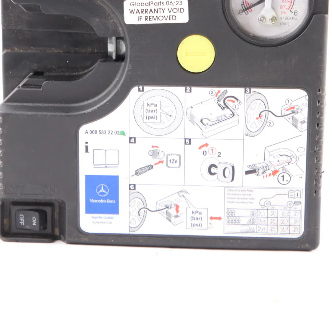 Mercedes W203 W211 W212 Kompressor Luftpumpe Luftkompressor - SKU A0005832202 - Teilenummer A0005832202