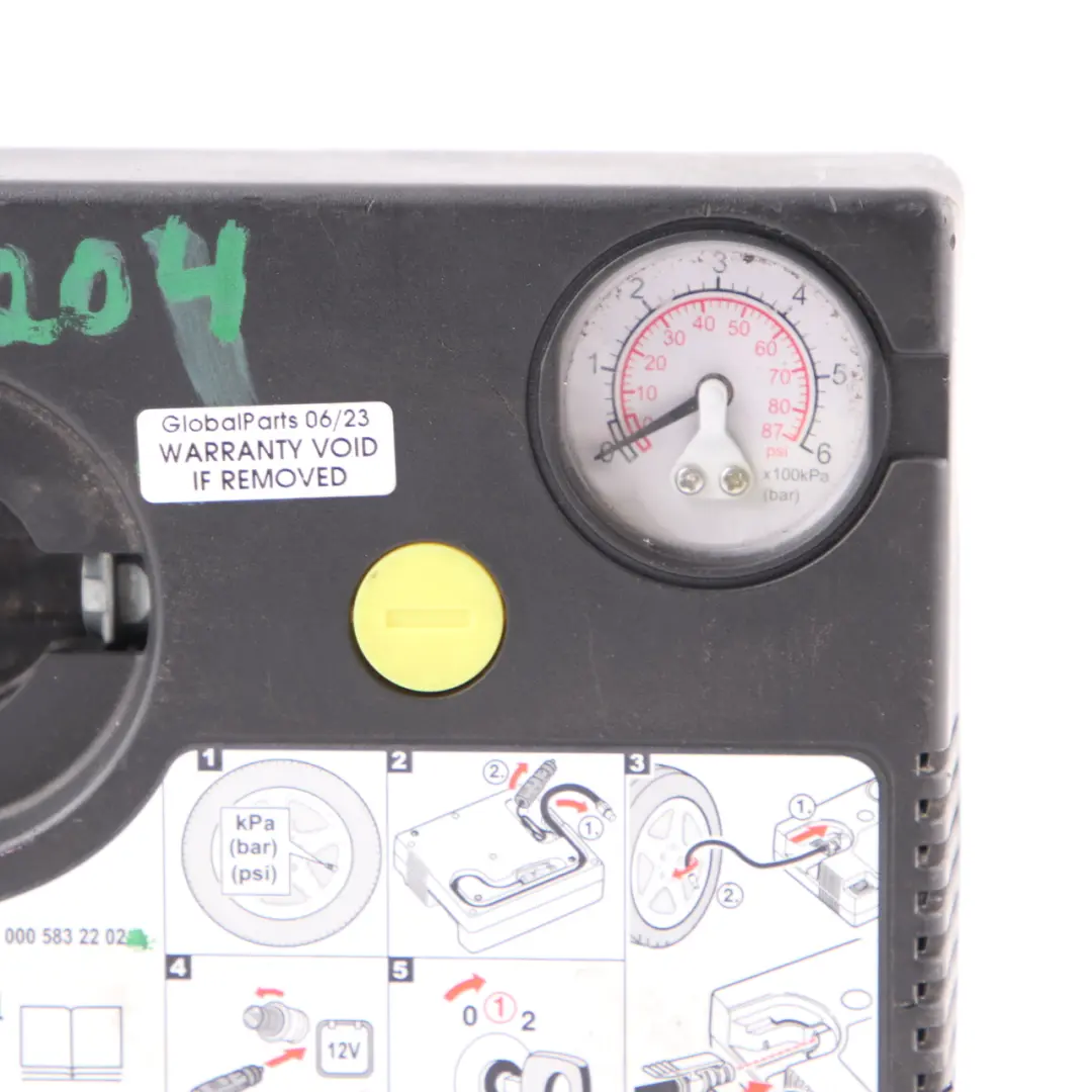 Tyre Air Compressor Mercedes W169 W204 W207 W246 Tyre Inflation Pump to with Part number A0005832202 Tyre Air Compressor Mercedes W169 W204 W207 W246 Tyre Inflation Pump - SKU A0005832202 - Part number A0005832202