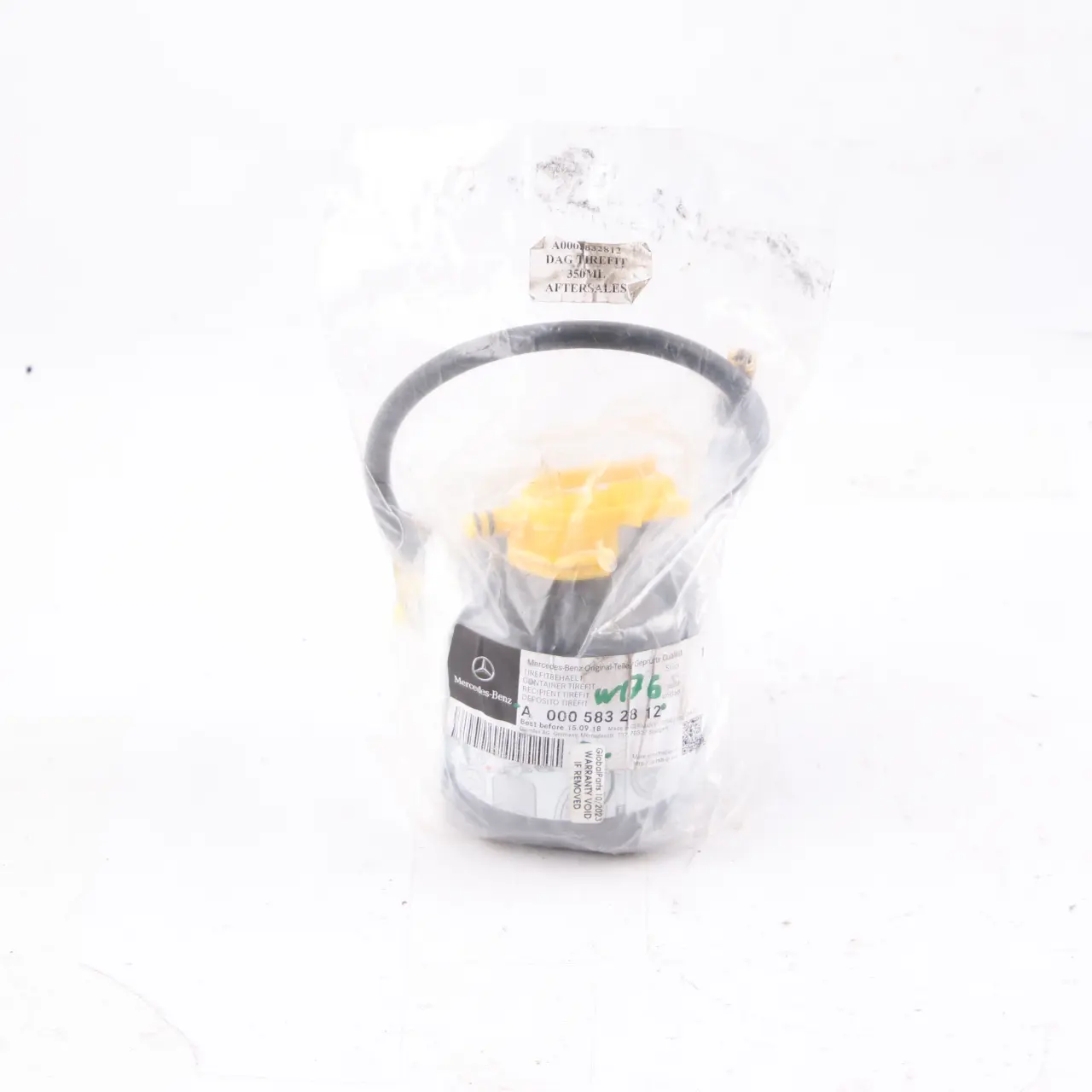 Mercedes W169 W176 W204 W246 Tyre Sealant Sealer Tirefit Container A0005832812