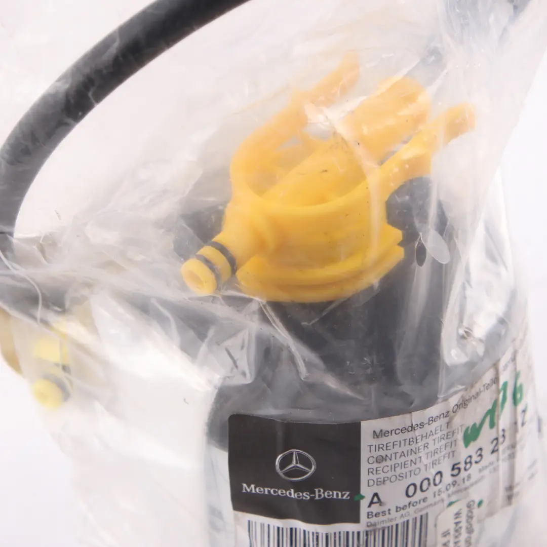 Tyre Sealant Sealer Tirefit Container to Mercedes W169 W176 W204 W246 with Part number A0005832812 Mercedes W169 W176 W204 W246 Tyre Sealant Sealer Tirefit Container - SKU A0005832812 - Part number A0005832812