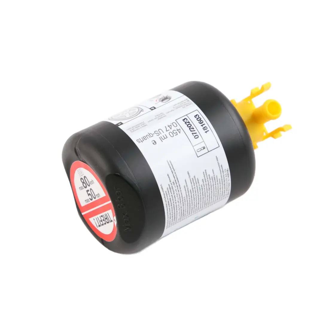 Sellador de neumáticos Tirefit Container para Mercedes W205 W213 W247 con número de pieza A0005832912 Mercedes W205 W213 W247 Sellador de neumáticos Tirefit Container - SKU A0005832912 - Número de pieza A0005832912