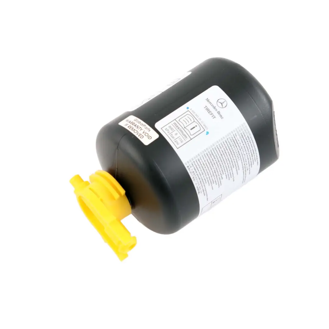 Sigillante pneumatici Contenitore Tirefit per Mercedes W205 W213 W247 con numero di parte A0005832912 Mercedes W205 W213 W247 Sigillante pneumatici Contenitore Tirefit - SKU A0005832912 - Numero di parte A0005832912