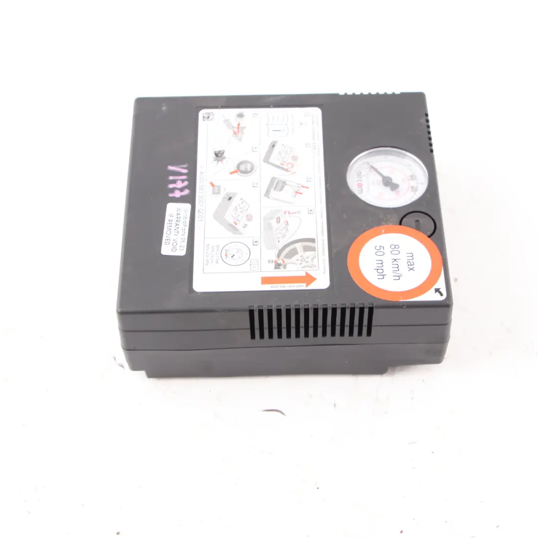 W118 W177 W247 Tyre Inflator Air Pump Compressor to Mercedes with Part number A0005835001 Mercedes W118 W177 W247 Tyre Inflator Air Pump Compressor - SKU A0005835001 - Part number A0005835001
