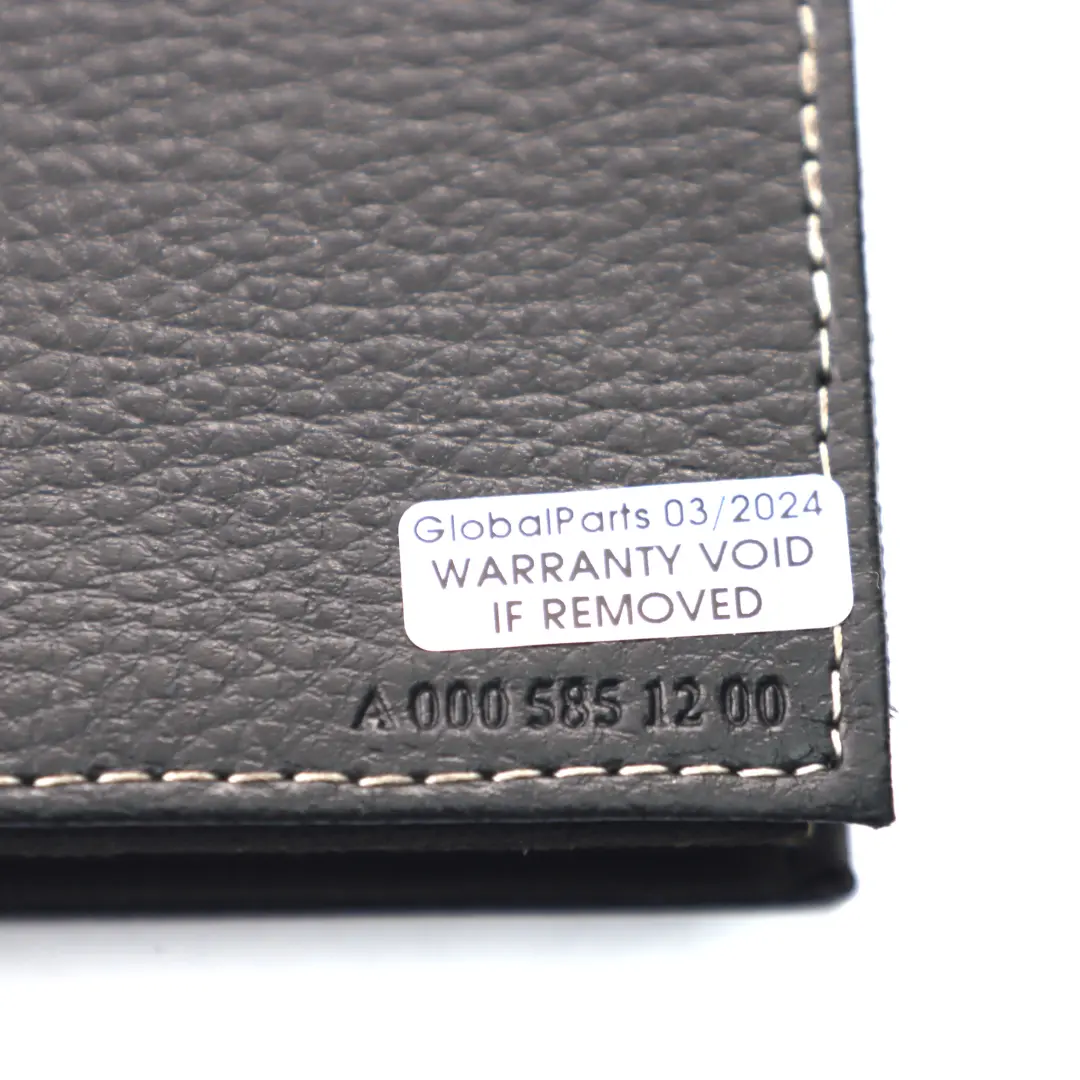 Funda para documentos Mercedes W205 Manual del propietario Cartera de piel para con número de pieza A0005851200 Funda para documentos Mercedes W205 Manual del propietario Cartera de piel - SKU A0005851200-1 - Número de pieza A0005851200