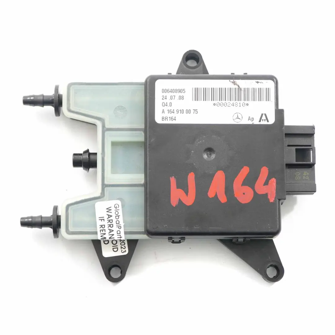Módulo Lumbar Unidad de Control Asiento Delantero para Mercedes ML W164 con número de pieza A1649100075 Mercedes ML W164 Módulo Lumbar Unidad de Control Asiento Delantero - SKU A1649100075 - Número de pieza A1649100075