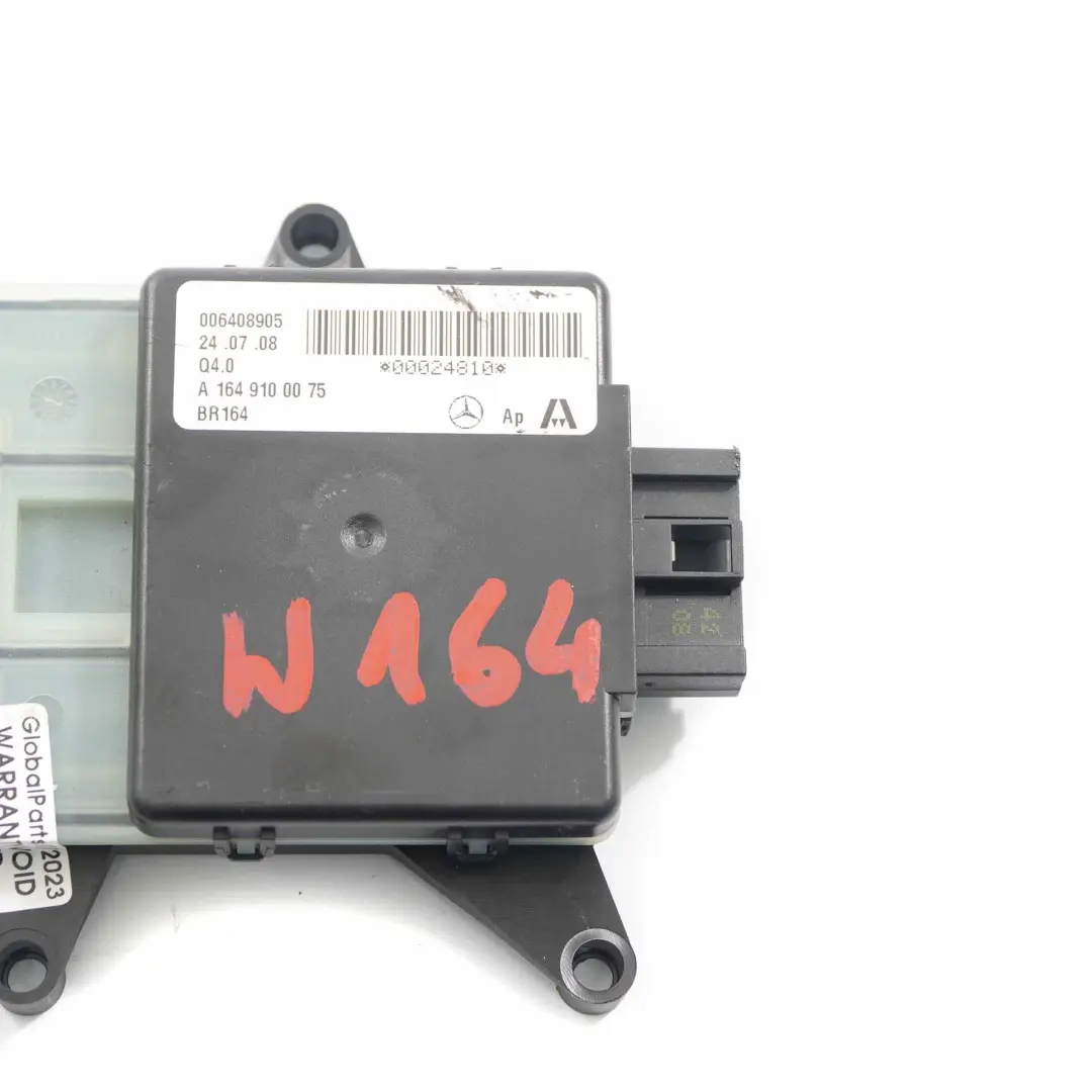 Lumbar Module Front Seat Lumbar Control Unit to Mercedes ML W164 with Part number A1649100075 Mercedes ML W164 Lumbar Module Front Seat Lumbar Control Unit - SKU A1649100075 - Part number A1649100075