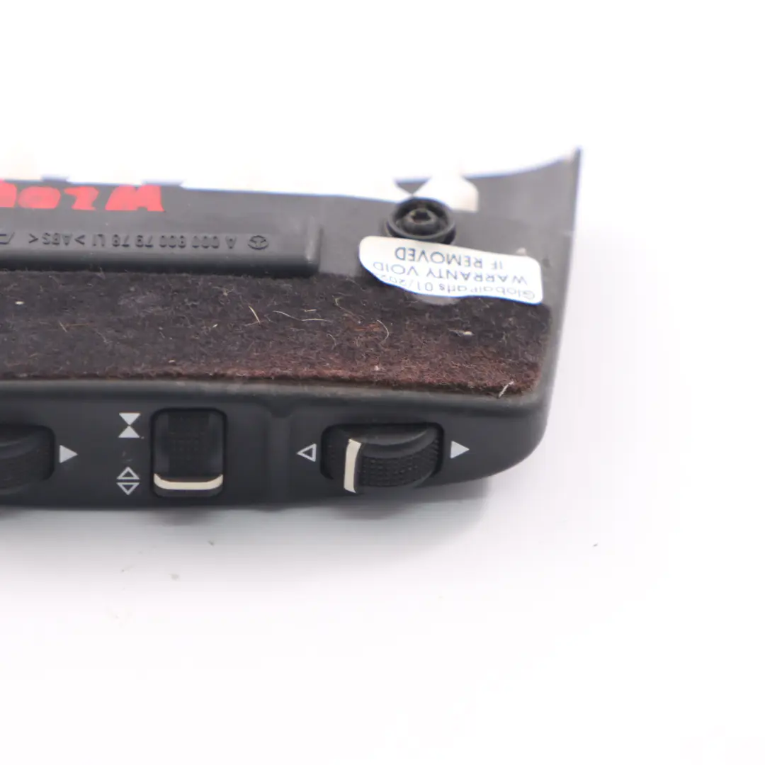 Sitz verstellung Schalter Bedienfeld vorne links für Mercedes W204 mit Teilenummer A0008007978 Mercedes W204 Sitz verstellung Schalter Bedienfeld vorne links - SKU A0008007978 - Teilenummer A0008007978