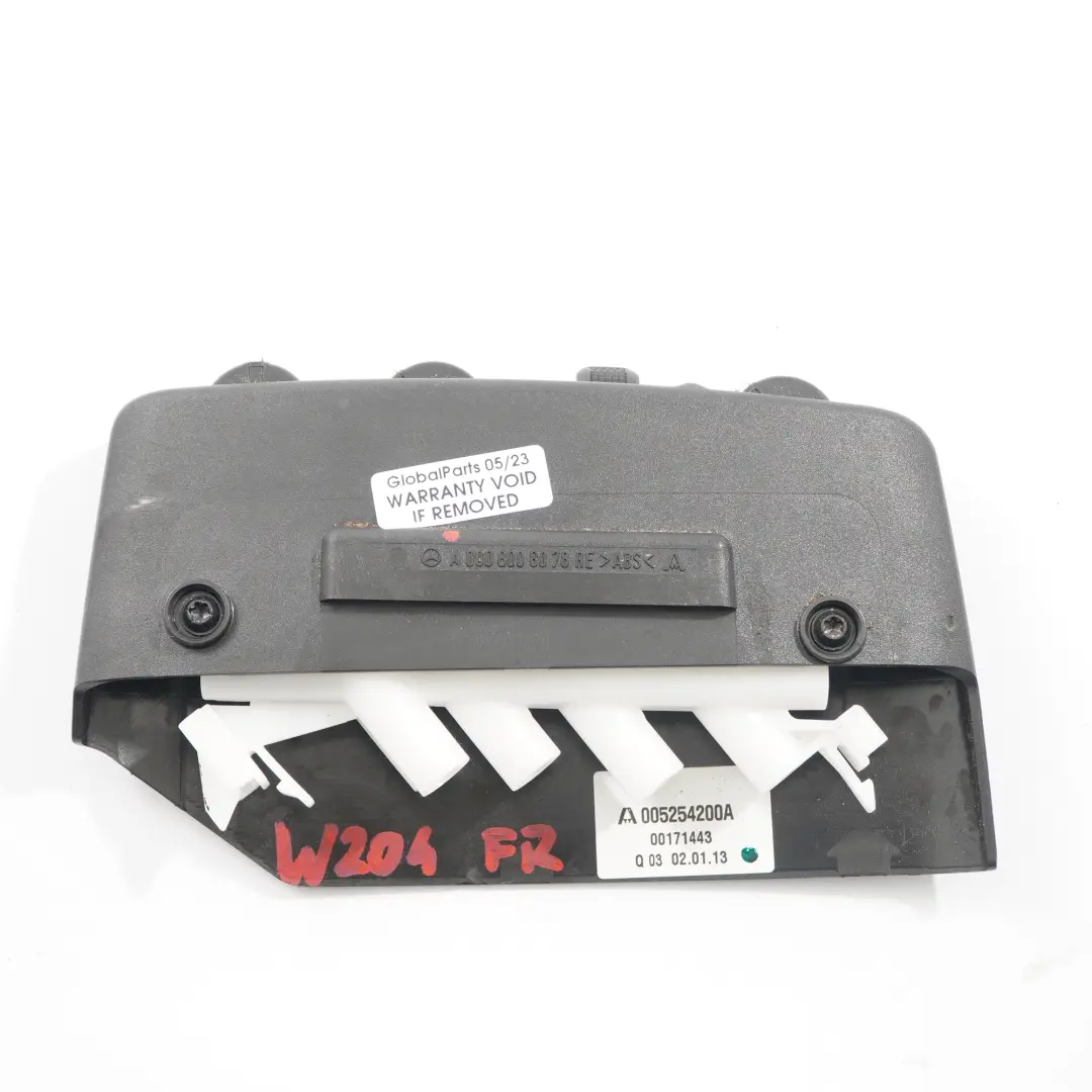 Mercedes W204 Interruttore regolazione controllo anteriore destro - SKU A0008008078 - Numero di parte A0008008078