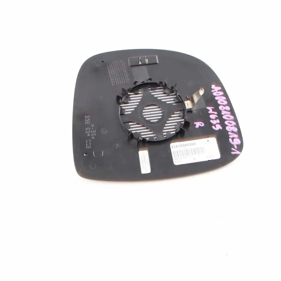 Wing Mirror Glass Door Right O/S Heated to Mercedes Vito W639 with Part number A0008100819 Mercedes Vito W639 Wing Mirror Glass Door Right O/S Heated - SKU A0008100819-1 - Part number A0008100819