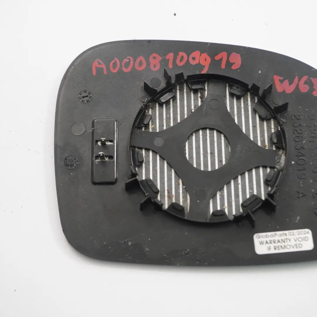 Szkło Wkład Lusterka Lewe Podgrzewane do Mercedes Vito W639 o numerze A0008100919 Mercedes Vito W639 Szkło Wkład Lusterka Lewe Podgrzewane - SKU A0008100919 - Numer Części A0008100919