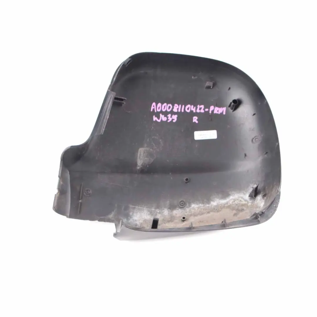Wing Mirror Cover Right O/S Cap Casing Primed to Mercedes W639 with Part number A0008110422 Mercedes W639 Wing Mirror Cover Right O/S Cap Casing Primed - SKU A0008110422-PRIM - Part number A0008110422