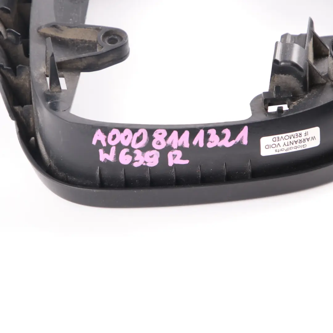 Ring Frame Wing Mirror Right O/S Trim Cover to Mercedes Vito W639 with Part number A0008111321 Mercedes Vito W639 Ring Frame Wing Mirror Right O/S Trim Cover - SKU A0008111321 - Part number A0008111321