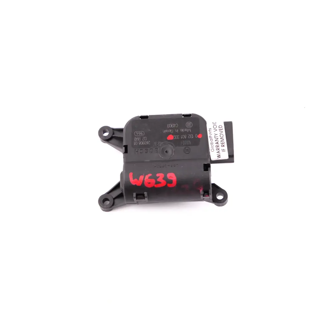 Mercedes Vito W639 Air Elettrico Attuatore Riscaldatore Soffiatore 0132801332 - SKU A0008203608 - Numero di parte A0008203608