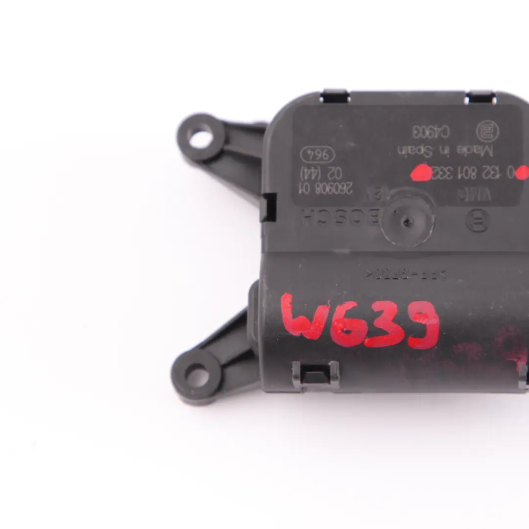 Mercedes Vito W639 Aleta Aire Eléctrico Actuador Calentador Soplador 0132801332 - SKU A0008203608 - Número de pieza A0008203608