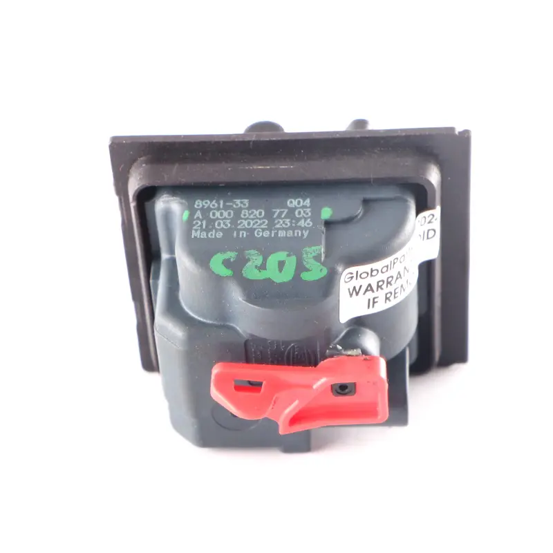 Attuatore Blocco Sportello Carburante per Mercedes W176 W205 W213 con numero di parte A0008207703 Mercedes W176 W205 W213 Attuatore Blocco Sportello Carburante - SKU A0008207703 - Numero di parte A0008207703