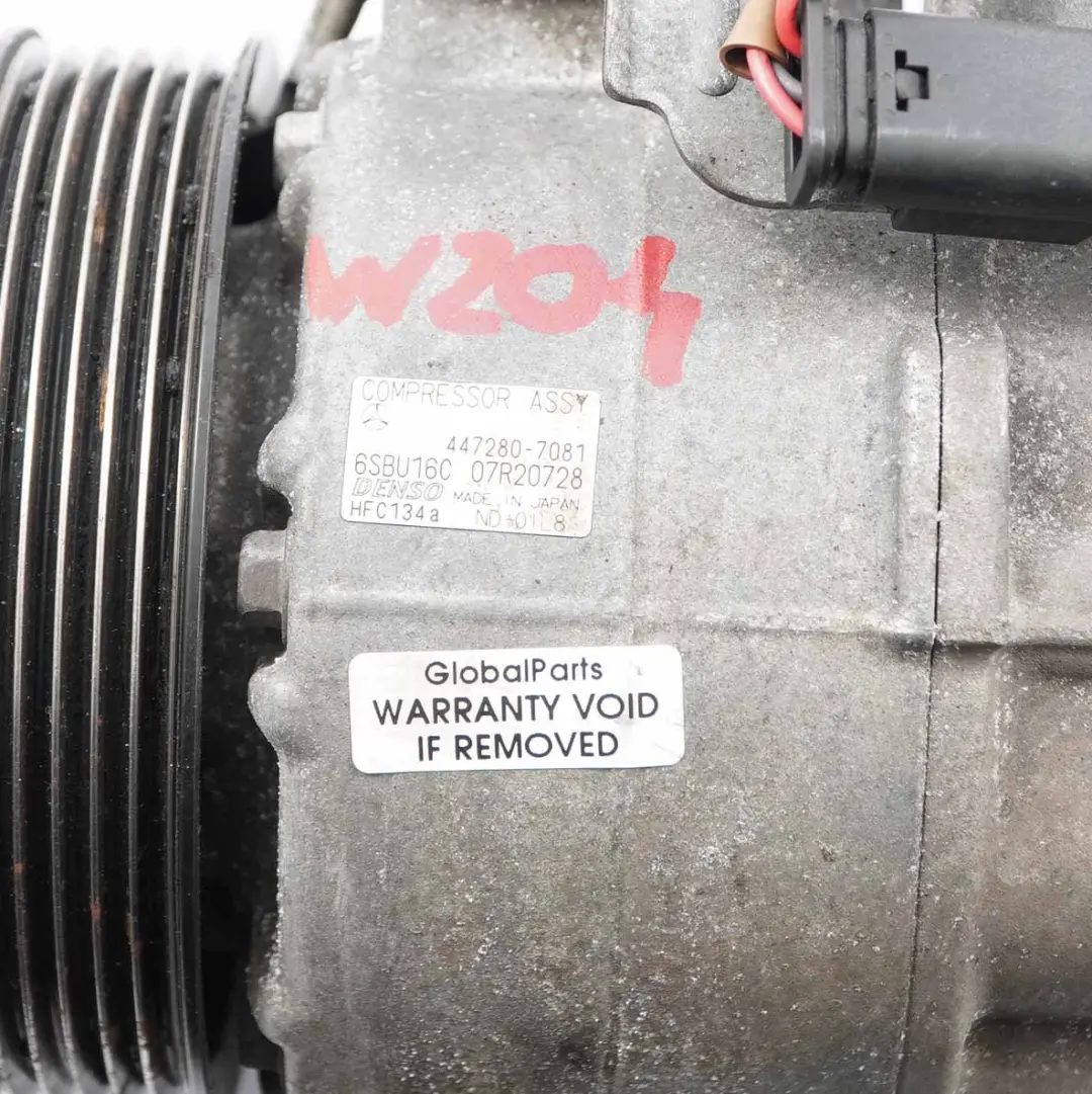  Compresor de Aire Acondicionado Mercedes W204 W212 Air Con A/C Pump - SKU A0008302600 - Número de pieza A0008302600