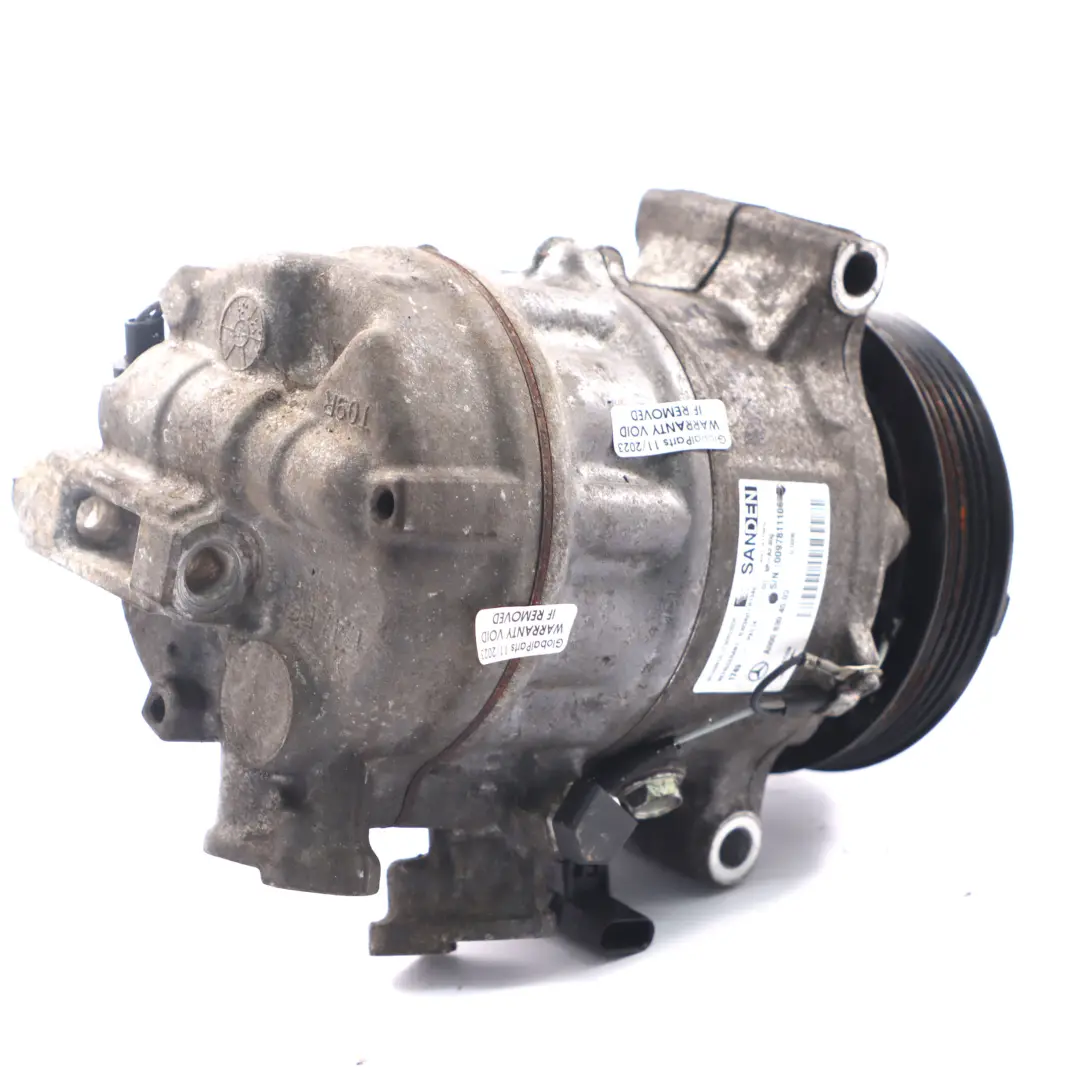 Conditioning Compressor Mercedes W205 W447 OM654 A/C Pump to Air with Part number A0008304500 Air Conditioning Compressor Mercedes W205 W447 OM654 A/C Pump - SKU A0008304500 - Part number A0008304500