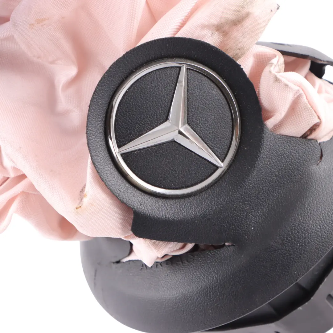 Steering Wheel Air Module Driver's Side DAMAGED to Mercedes W176 with Part number A0008601000 Mercedes W176 Steering Wheel Air Module Driver's Side DAMAGED - SKU A0008601000-1 - Part number A0008601000
