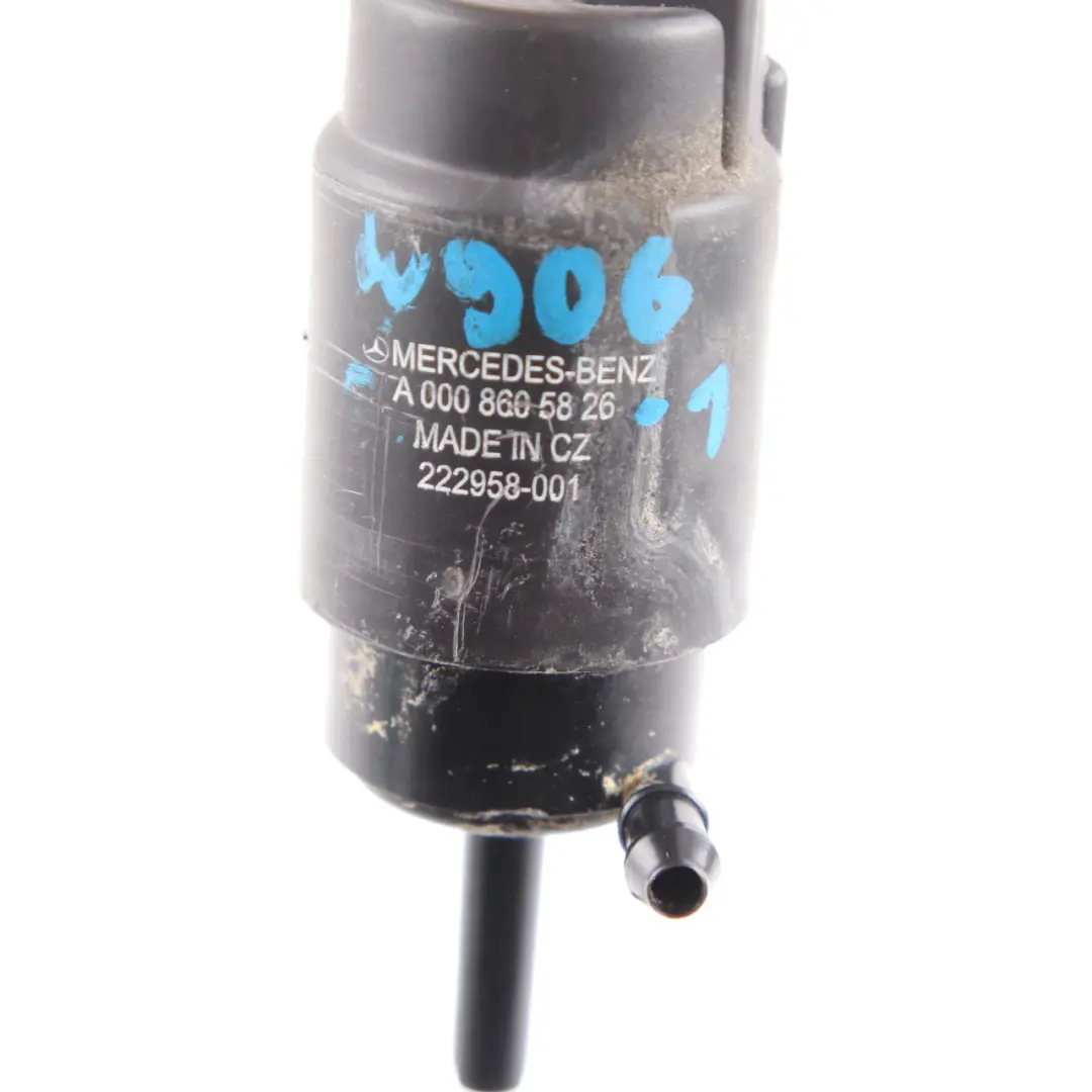  Mercedes-Benz Sprinter W906 Vito W639 Pompe lave-glace - SKU A0008605826-1 - Numéro de pièce A0008605826