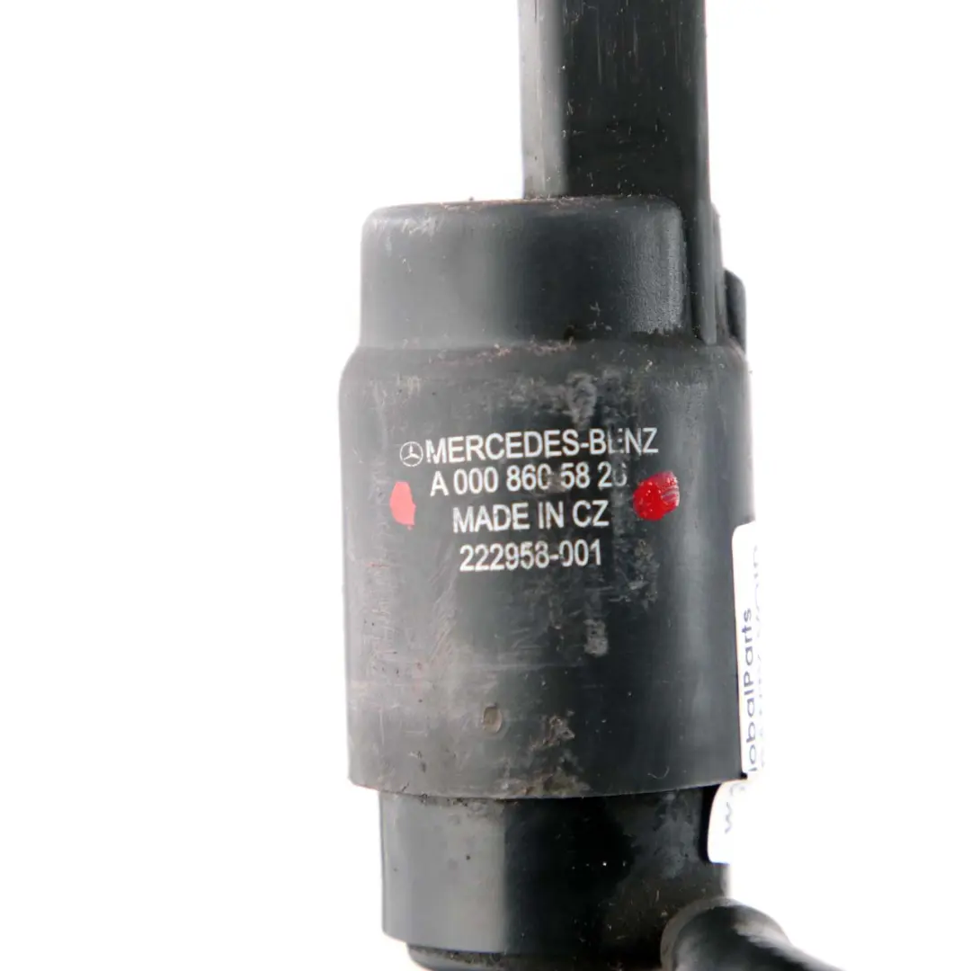 Mercedes-Benz Sprinter W906 Vito W639 Windscreen Washer Pump to with Part number A0008605826 Mercedes-Benz Sprinter W906 Vito W639 Windscreen Washer Pump - SKU A0008605826 - Part number A0008605826