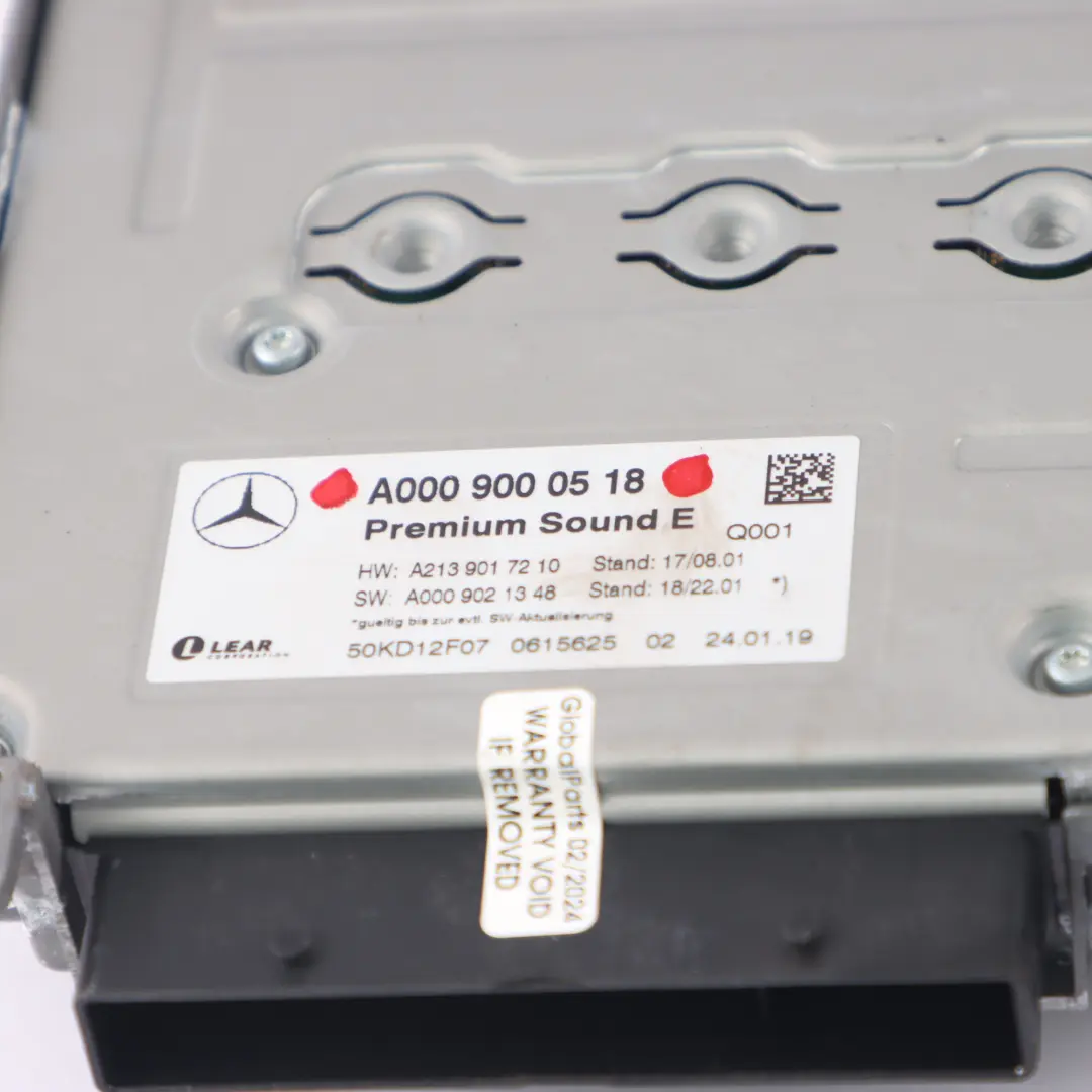  Modulo Audio Mercedes C238 Premium Sound E Control Unit - SKU A0009000518 - Número de pieza A0009000518