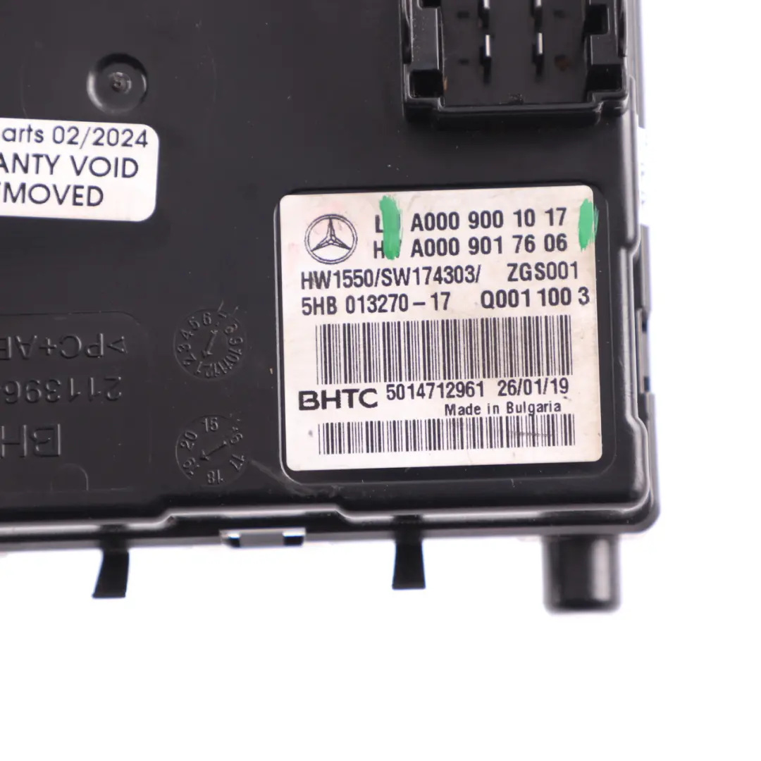 Mercedes S205 W205 Air Conditioning Control Module A/C ECU Unit - SKU A0009001017 - Part number A0009001017