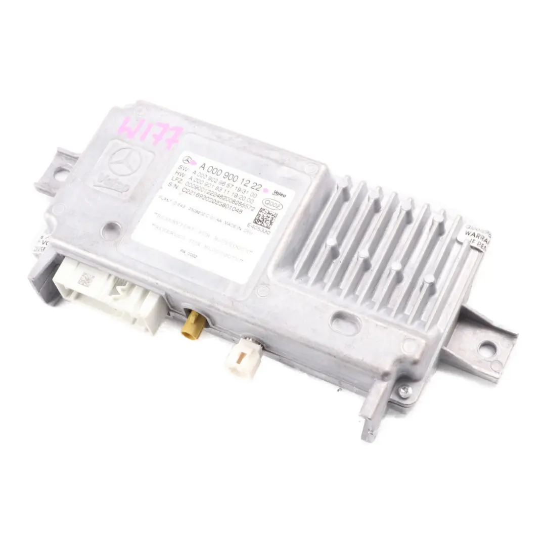 Parking Control Module Mercedes C118 W177 W247 PDC Bluetooth Unit to with Part number A0009001222 Parking Control Module Mercedes C118 W177 W247 PDC Bluetooth Unit - SKU A0009001222 - Part number A0009001222