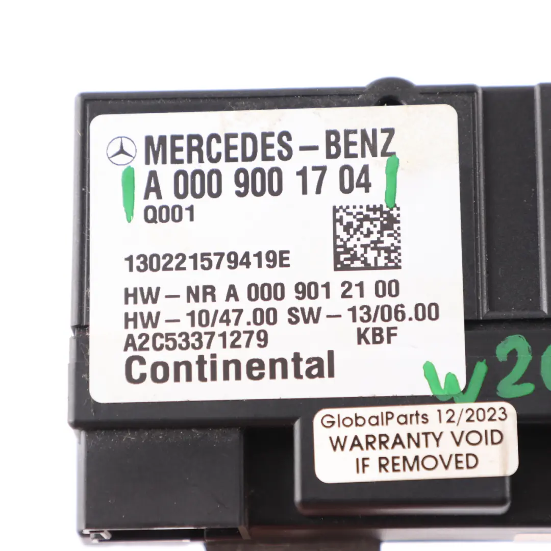  Módulo De La Bomba De Combustible Mercedes W176 W204 C207 W212 W246 - SKU A0009001704 - Número de pieza A0009001704