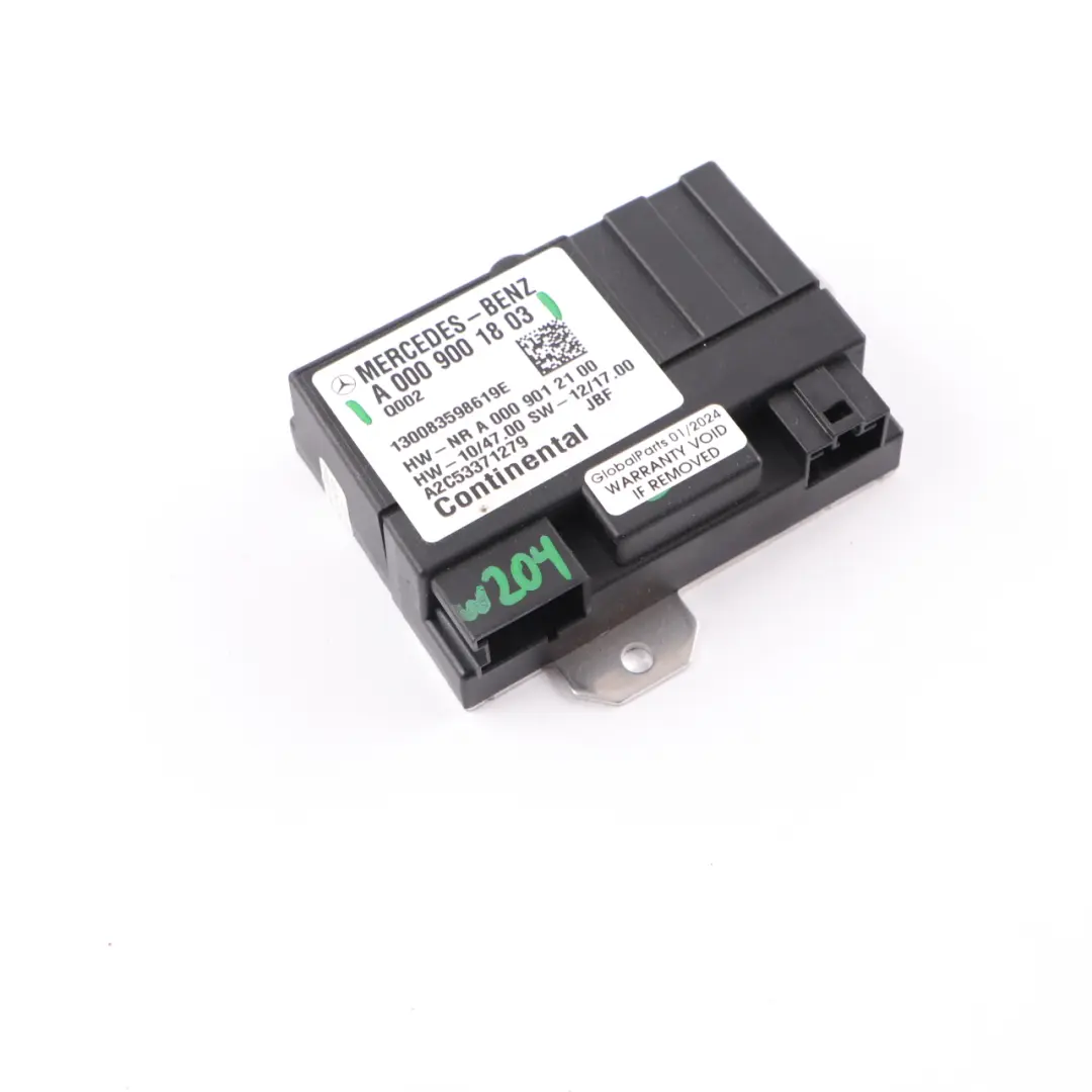 Kraftstoff Pumpen Steuerungs Modul für Mercedes W176 W204 C207 C218 W246 mit Teilenummer A0009001803 Mercedes W176 W204 C207 C218 W246 Kraftstoff Pumpen Steuerungs Modul - SKU A0009001803 - Teilenummer A0009001803