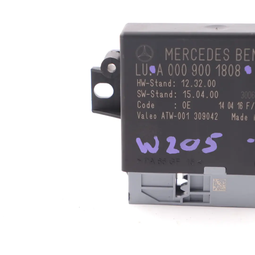 PDC Módulo de la unidad control maletero para Mercedes W205 Park Assist con número de pieza A0009001808 Mercedes W205 Park Assist PDC Módulo de la unidad control maletero - SKU A0009001808 - Número de pieza A0009001808