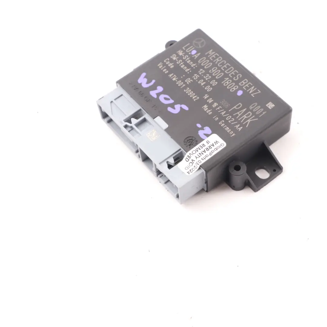 PDC Módulo de la unidad control maletero para Mercedes W205 Park Assist con número de pieza A0009001808 Mercedes W205 Park Assist PDC Módulo de la unidad control maletero - SKU A0009001808 - Número de pieza A0009001808