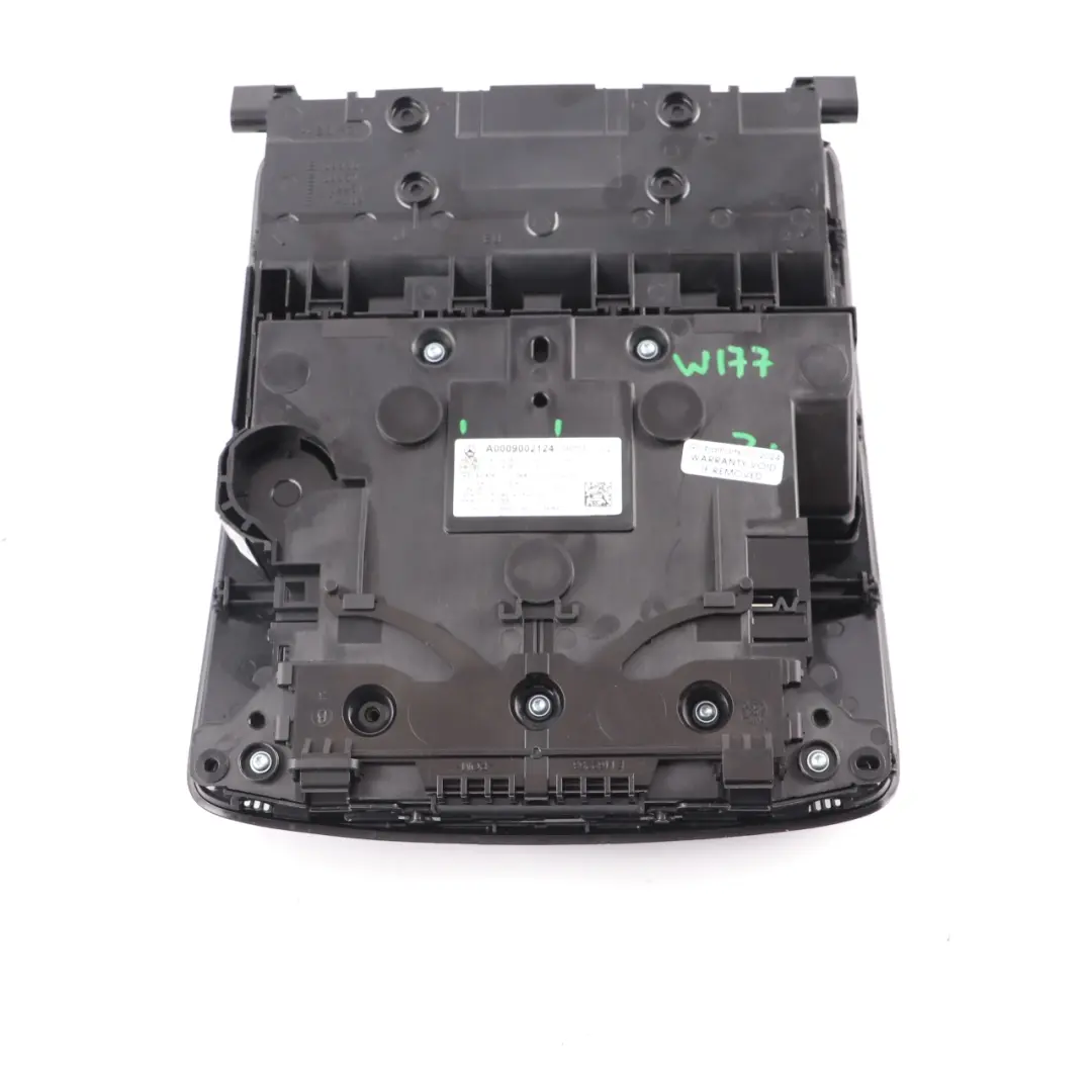 Dachleuchte Innenleuchte Steuergerät Schwarz für Mercedes W177 W247 mit Teilenummer A0009002124 Mercedes W177 W247 Dachleuchte Innenleuchte Steuergerät Schwarz - SKU A0009002124 - Teilenummer A0009002124