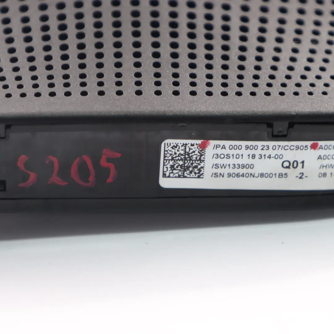  Kabinenleuchte Mercedes S205 Innenleuchte Dach Schalter Schwarz - SKU A0009002307 - Teilenummer A0009002307