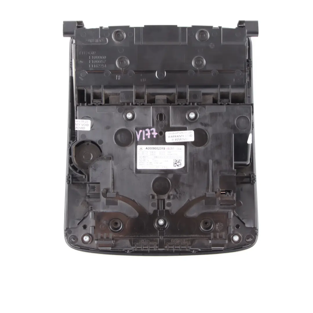 Roof Light Mercedes W177 W247 Reading Lamp Interior Switch Panel to with Part number A0009002319 Roof Light Mercedes W177 W247 Reading Lamp Interior Switch Panel - SKU A0009002319 - Part number A0009002319