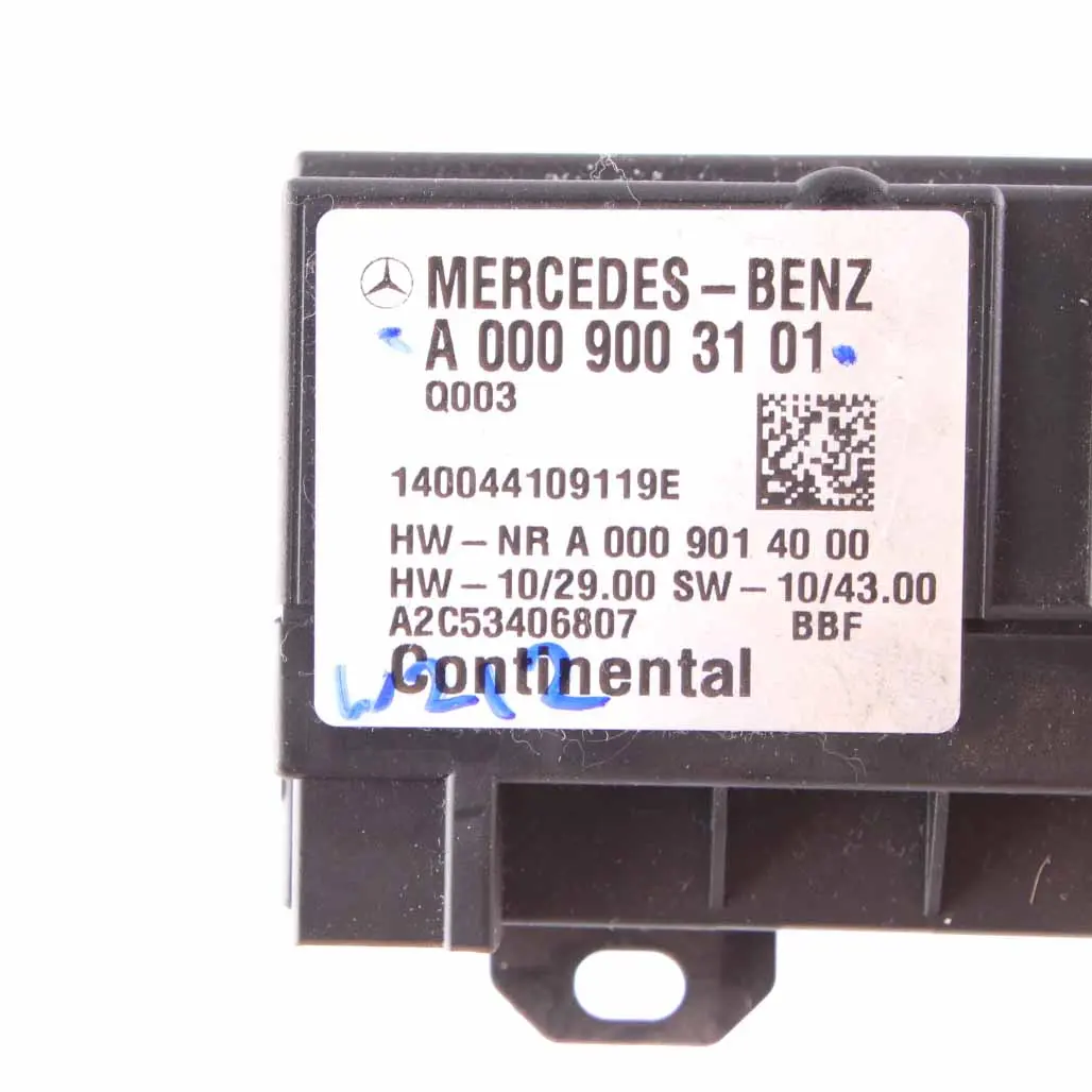  Mercedes-Benz C E S W204 W212 W221 Fuel Pump Module Control Unit - SKU A0009003101 - Part number A0009003101