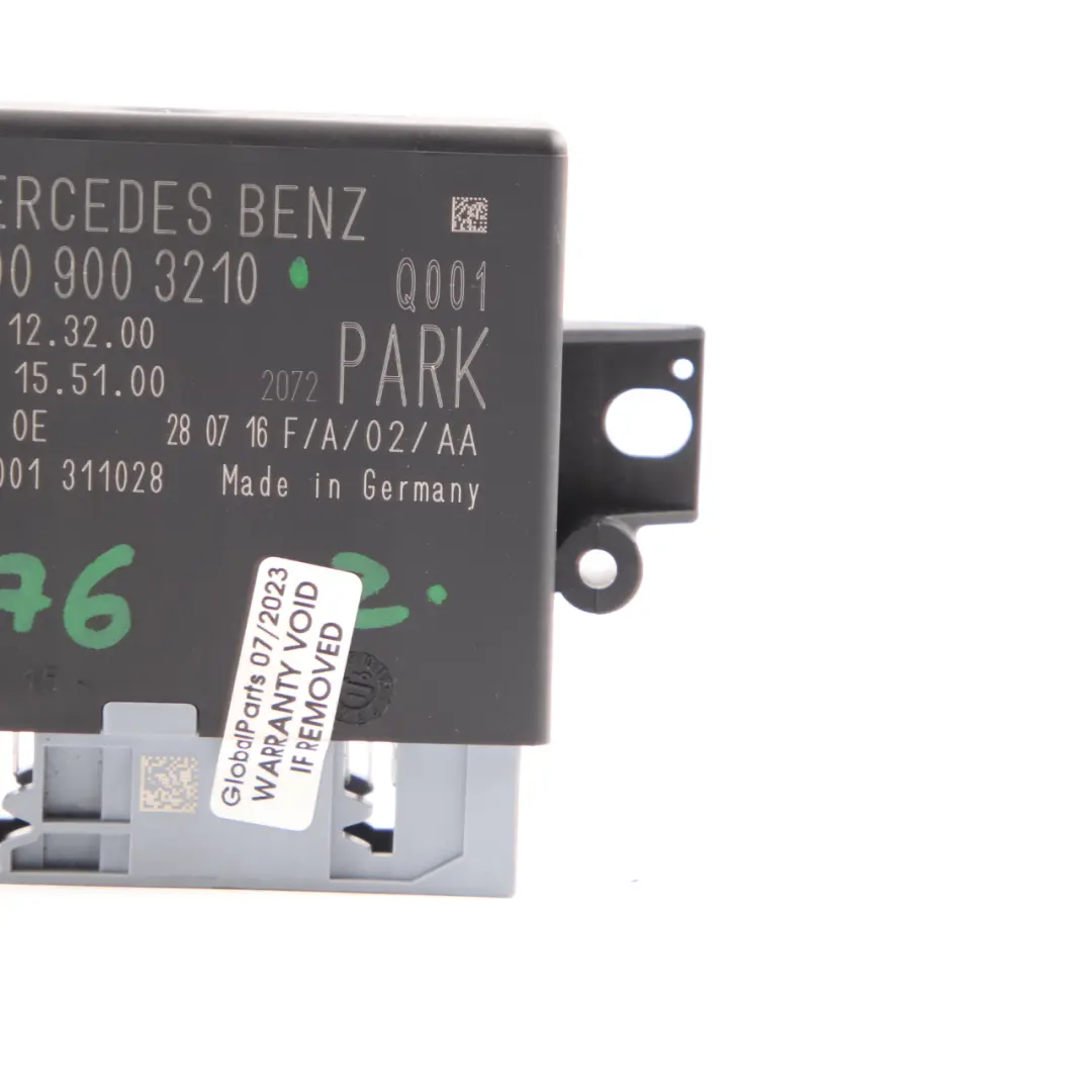 Modulo PDC Mercedes W176 W246 Unità Controllo Distanza Parcheggio per con numero di parte A0009003210 Modulo PDC Mercedes W176 W246 Unità Controllo Distanza Parcheggio - SKU A0009003210 - Numero di parte A0009003210