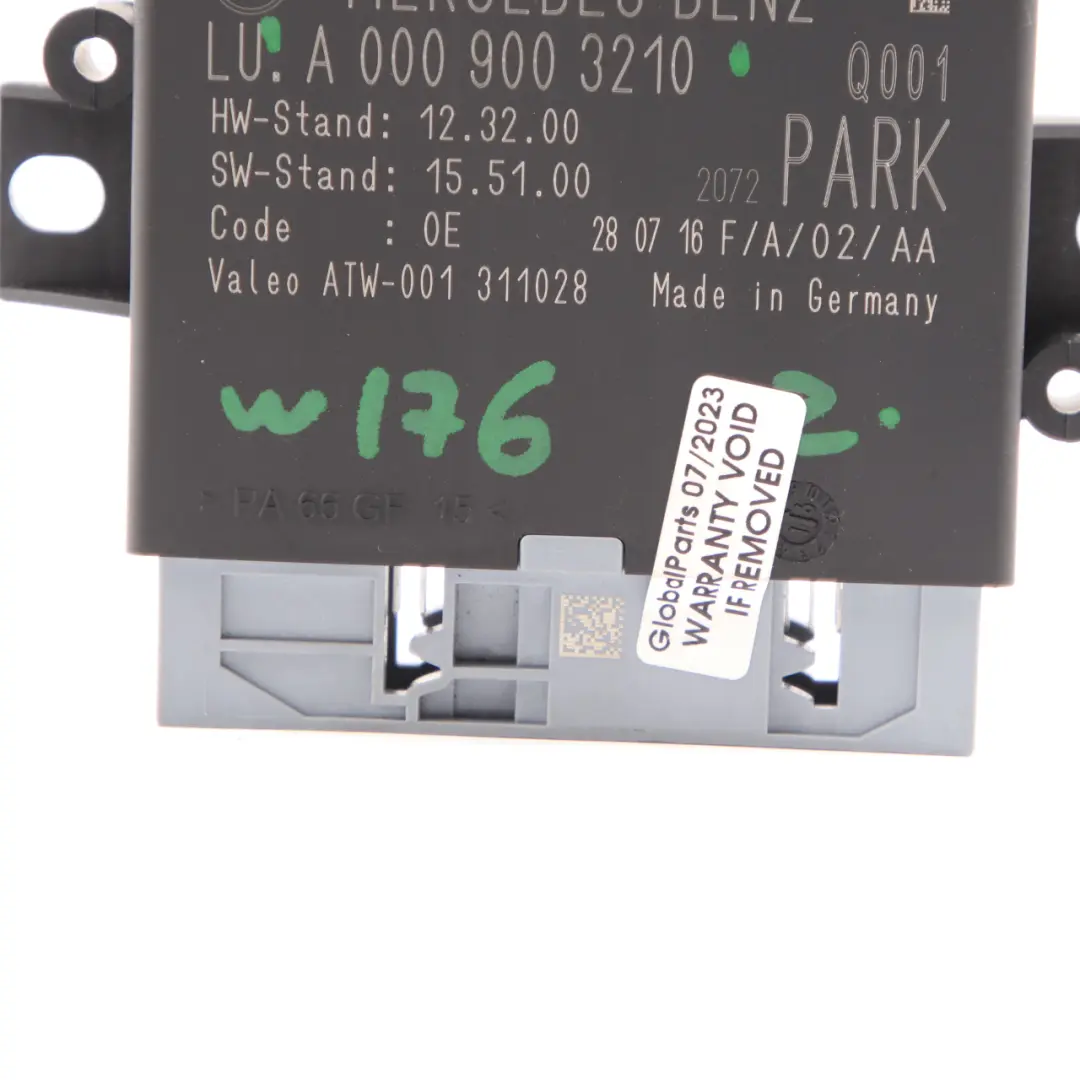 Modulo PDC Mercedes W176 W246 Unità Controllo Distanza Parcheggio per con numero di parte A0009003210 Modulo PDC Mercedes W176 W246 Unità Controllo Distanza Parcheggio - SKU A0009003210 - Numero di parte A0009003210
