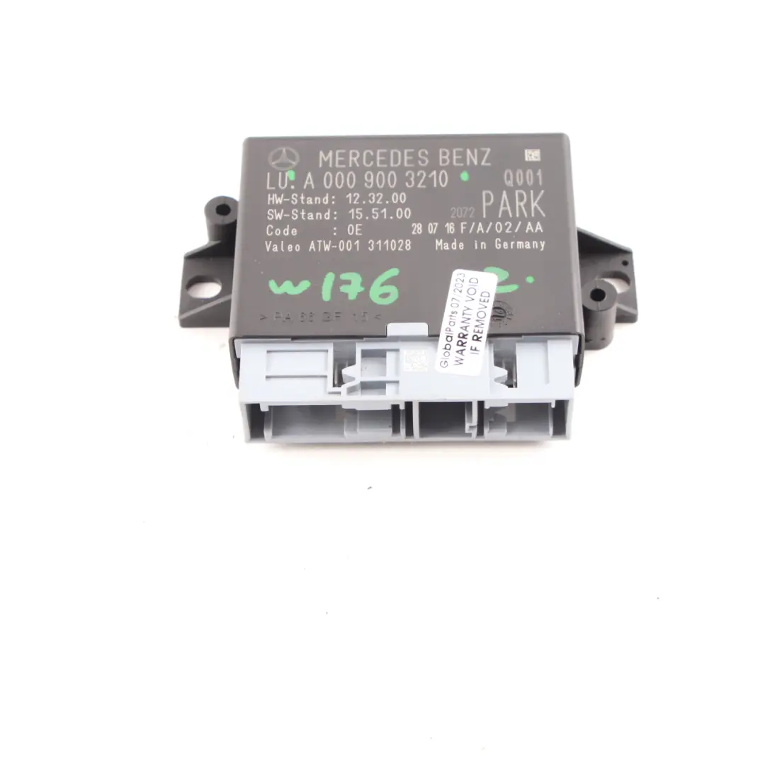 Módulo PDC Mercedes W176 W246 Unidad Control Aparcamiento Asistido para con número de pieza A0009003210 Módulo PDC Mercedes W176 W246 Unidad Control Aparcamiento Asistido - SKU A0009003210 - Número de pieza A0009003210