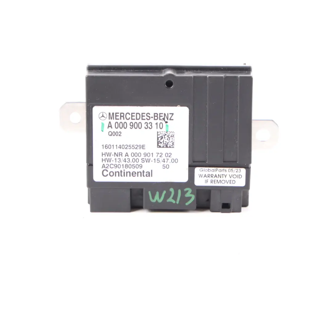 Mercedes W205 W213 Fuel Pump Module Control Unit ECU - SKU A0009003310 - Part number A0009003310