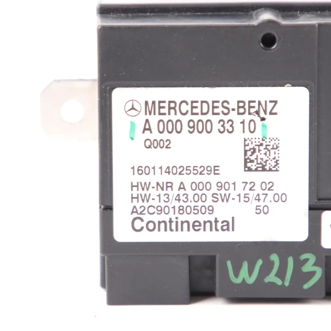 Mercedes W205 W213 Fuel Pump Module Control Unit ECU - SKU A0009003310 - Part number A0009003310