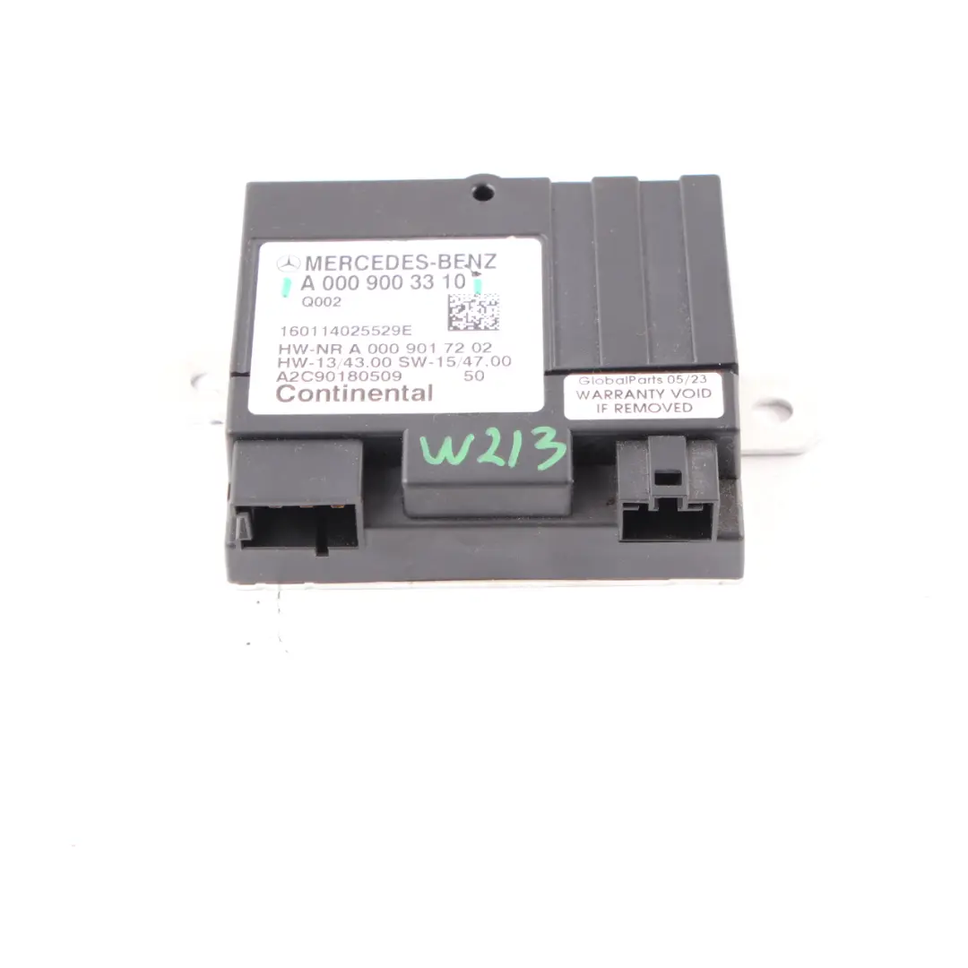 Mercedes W205 W213 Fuel Pump Module Control Unit ECU - SKU A0009003310 - Part number A0009003310