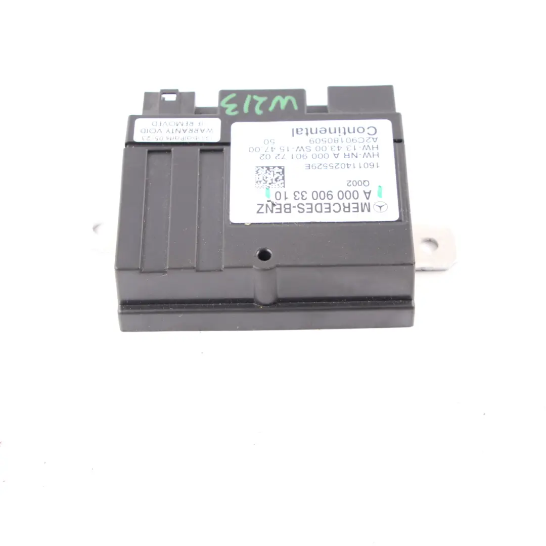 Mercedes W205 W213 Fuel Pump Module Control Unit ECU - SKU A0009003310 - Part number A0009003310