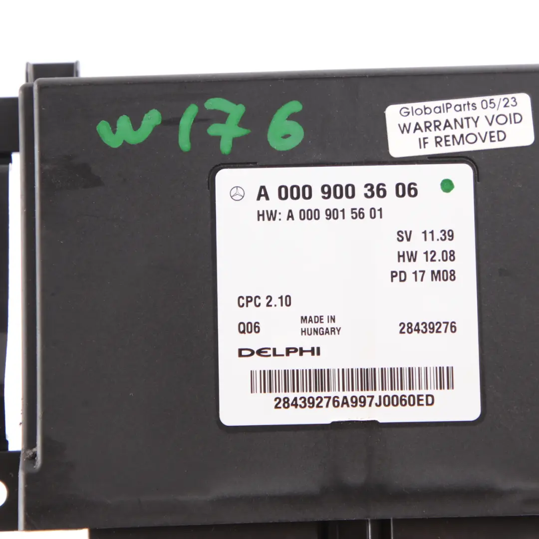 Unidad Control Transmisión Automática para Mercedes W176 W246 con número de pieza A0009003606 Mercedes W176 W246 Unidad Control Transmisión Automática - SKU A0009003606 - Número de pieza A0009003606