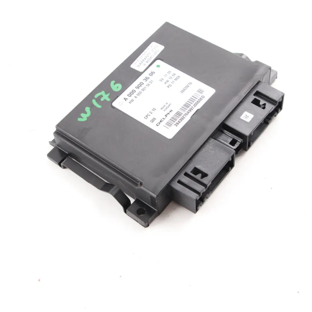 Unidad Control Transmisión Automática para Mercedes W176 W246 con número de pieza A0009003606 Mercedes W176 W246 Unidad Control Transmisión Automática - SKU A0009003606 - Número de pieza A0009003606