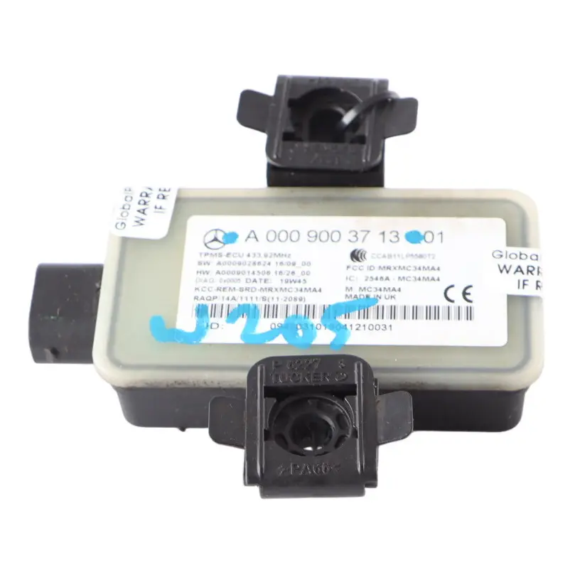 Module de contrôle de la pression des pneus pour Mercedes W205 à propos du numéro de pièce A0009003713 Mercedes W205 Module de contrôle de la pression des pneus - SKU A0009003713 - Numéro de pièce A0009003713