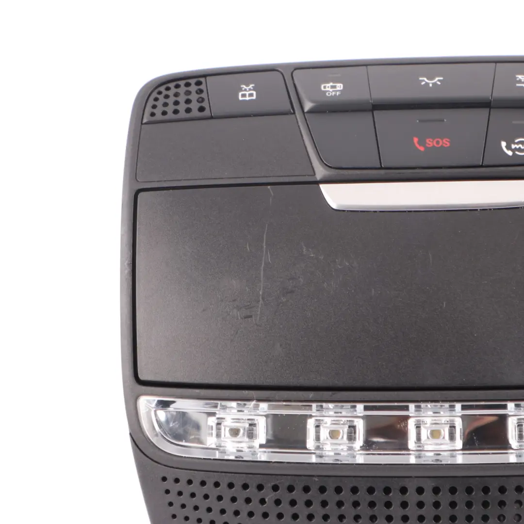 Lamp Mercedes W205 Roof Cabin Lamp Switch Panel Black Sunglasses Storage to with Part number A0009003717 Lamp Mercedes W205 Roof Cabin Lamp Switch Panel Black Sunglasses Storage - SKU A0009003717-1 - Part number A0009003717